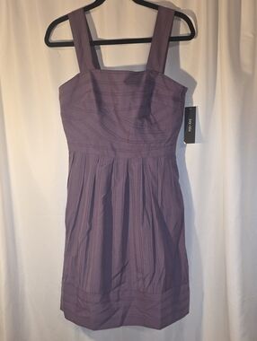 Ivy + Blu Sleeveless Eggplant Mini Dress with Wide Straps by Jay Jay Size 8